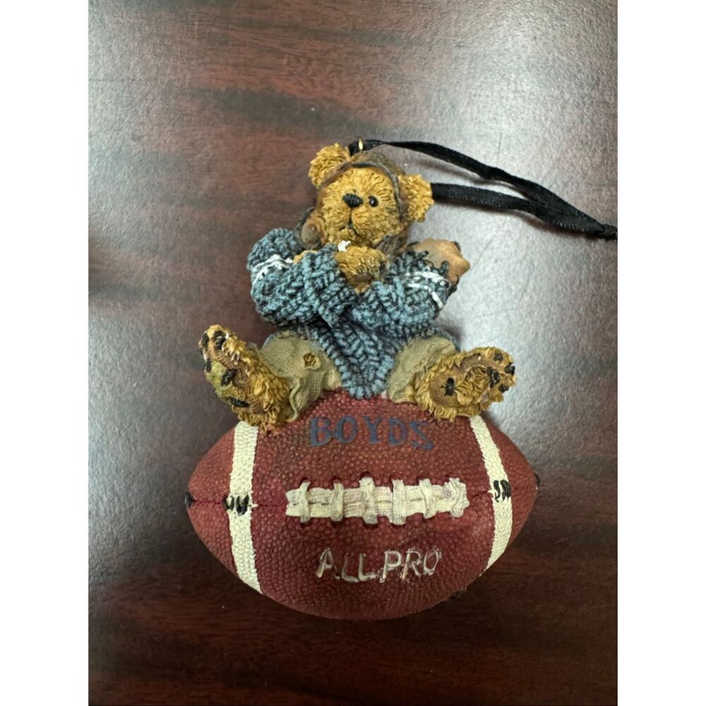 The Boyd’s Collection Vintage Knute Half Time Bear Football Ornament